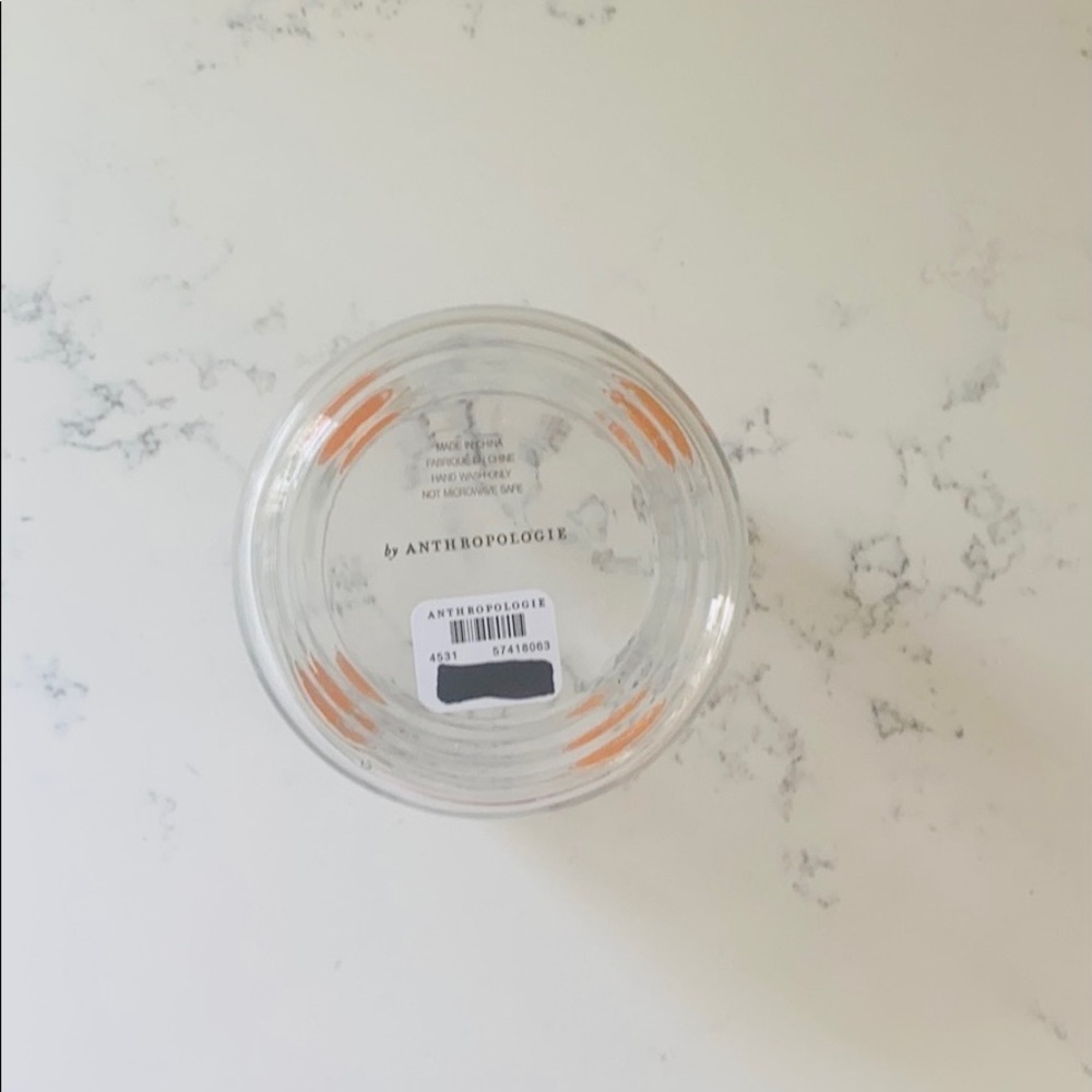 Anthropologie 🎃 Harvest Pumpkin Juice Glass. - Picture 10 of 15